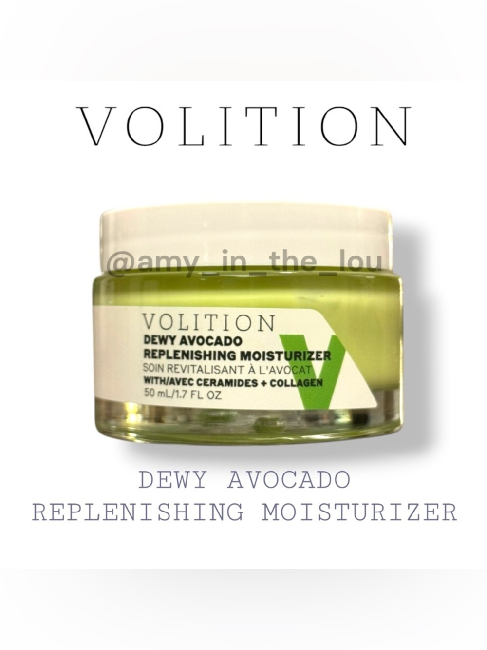 Volition Dewy Avocado Replenishing Moisturizer